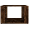 Miniatyrbilde 5 av 10: vidaXL Nattbord røkt eik 57x55x36 cm konstruert tre