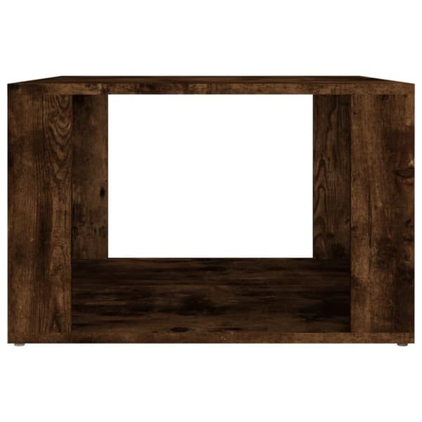 vidaXL Nattbord røkt eik 57x55x36 cm konstruert tre