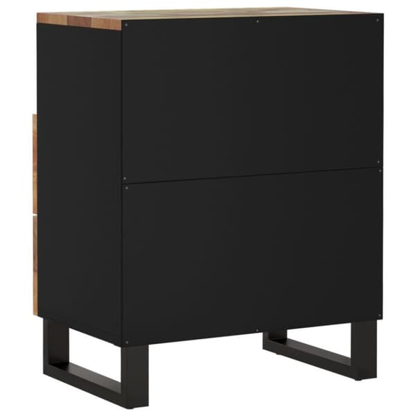 vidaXL Nattbord 50x33x62 cm gjenvunnet og konstruert tre