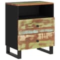 Miniatyrbilde 11 av 11: vidaXL Nattbord 50x33x62 cm gjenvunnet og konstruert tre