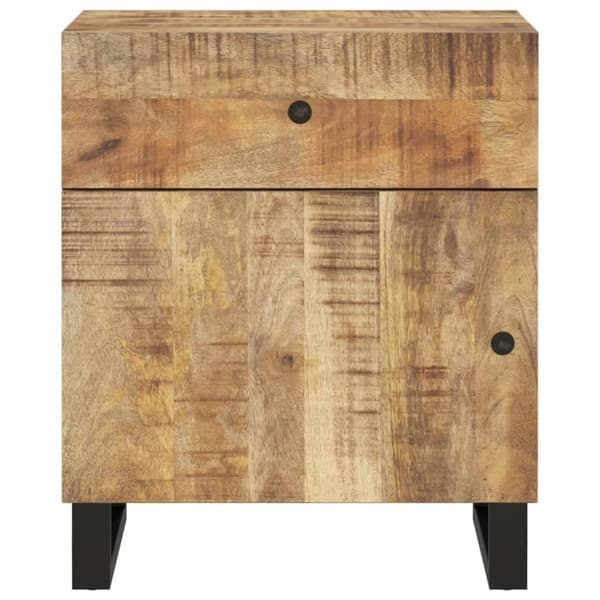 vidaXL Nattbord 50x33x60 cm heltre mango og konstruert tre