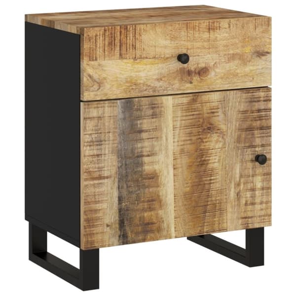 vidaXL Nattbord 50x33x60 cm heltre mango og konstruert tre