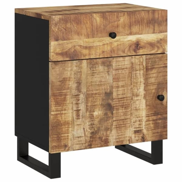 vidaXL Nattbord 50x33x60 cm heltre mango og konstruert tre