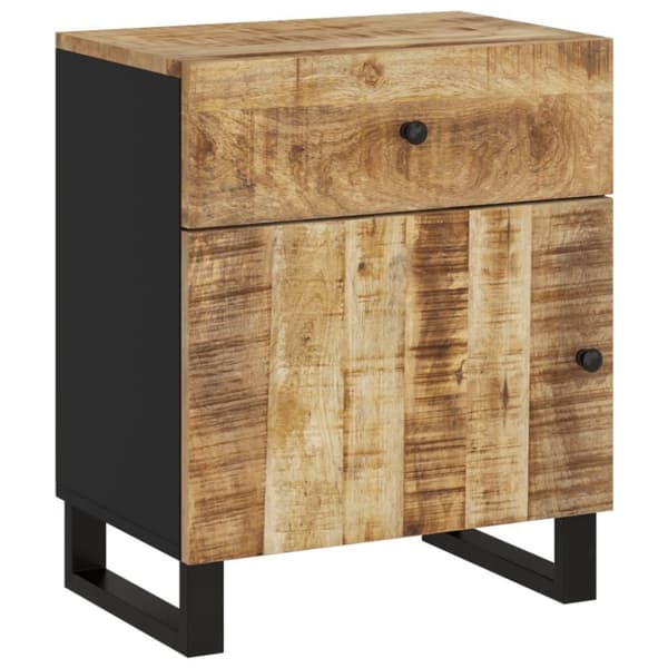 vidaXL Nattbord 50x33x60 cm heltre mango og konstruert tre