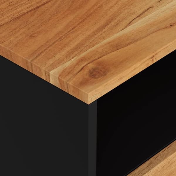 vidaXL Sängbord 50x33x62 cm massivt akaciaträ och konstruerat trä