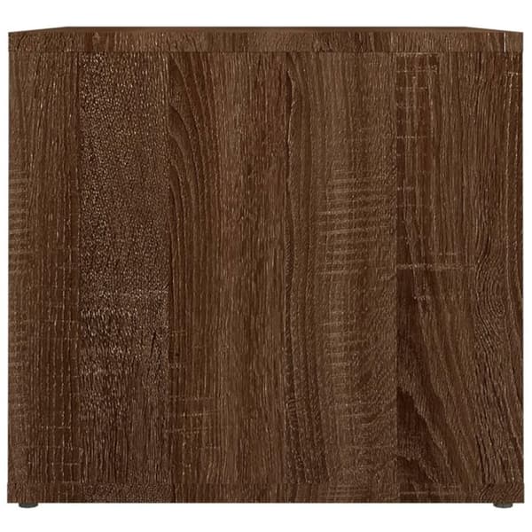 vidaXL Nattbord brun eik 41x40x36 cm konstruert tre
