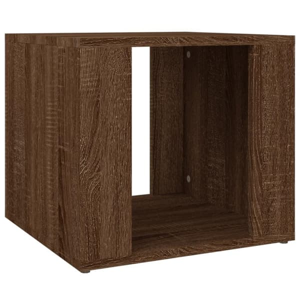 vidaXL Nattbord brun eik 41x40x36 cm konstruert tre