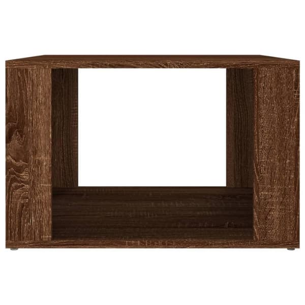 vidaXL Nattbord brun eik 57x55x36 cm konstruert tre