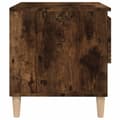 Miniatyrbilde 6 av 11: vidaXL Nattbord 2 stk røkt eik 50x46x50 cm konstruert tre