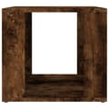Miniatyrbilde 5 av 10: vidaXL Nattbord røkt eik 41x40x36 cm konstruert tre