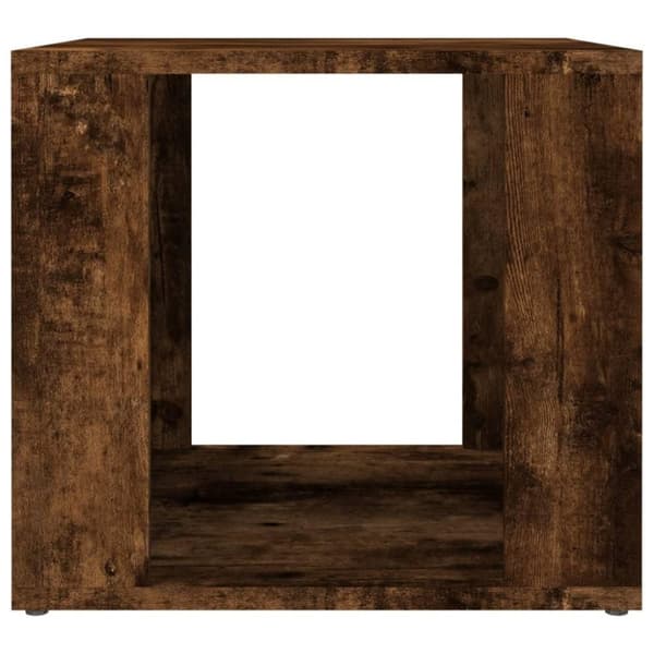 vidaXL Nattbord røkt eik 41x40x36 cm konstruert tre