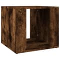 Miniatyrbilde 1 av 10: vidaXL Nattbord røkt eik 41x40x36 cm konstruert tre