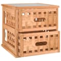 Pikkukuva 4 / 9: vidaXL Yöpöydät 2 kpl 34x34x34 cm täysi mänty