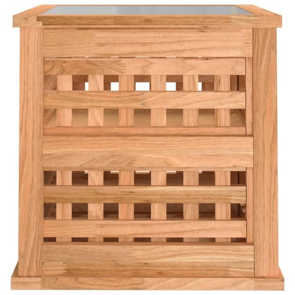 vidaXL Yöpöydät 2 kpl 34x34x34 cm täysi mänty