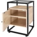 Miniatyrbillede 6 af 8: Sengebord Dudley 40x43x60,5cm - Industrielt lyst træ, egetræ Sonoma