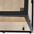 Miniatyrbillede 7 af 8: Sengebord Dudley 40x43x60,5cm - Industrielt lyst træ, egetræ Sonoma