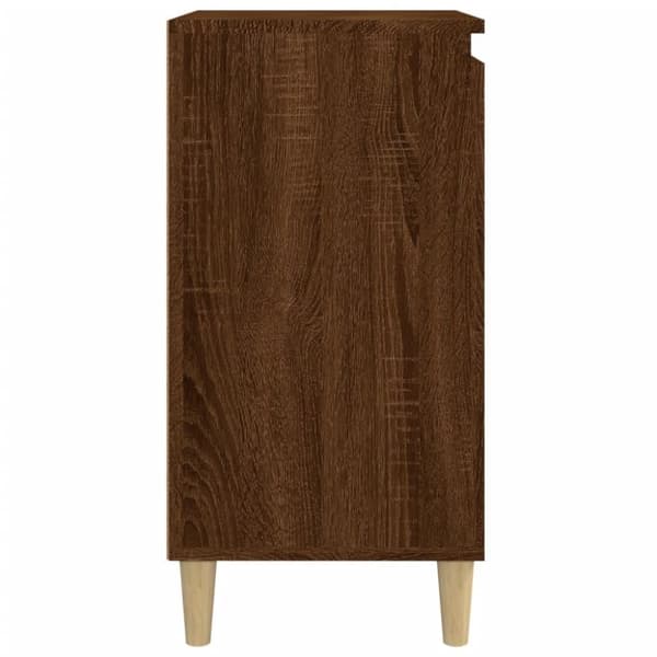 vidaXL Nattbord brun eik 40x35x70 cm konstruert tre