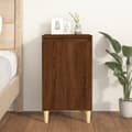 Miniatyrbilde 11 av 11: vidaXL Nattbord brun eik 40x35x70 cm konstruert tre