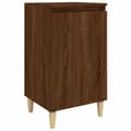 Miniatyrbilde 1 av 11: vidaXL Nattbord brun eik 40x35x70 cm konstruert tre