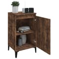 Miniatyrbilde 3 av 11: vidaXL Nattbord røkt eik 40x35x70 cm konstruert tre