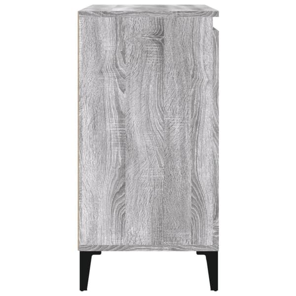 vidaXL Yöpöytä harmaa Sonoma 40x35x70 cm tekninen puu