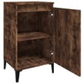 Pikkukuva 5 / 11: vidaXL Yöpöydät 2 kpl savutammi 40x35x70 cm tekninen puu