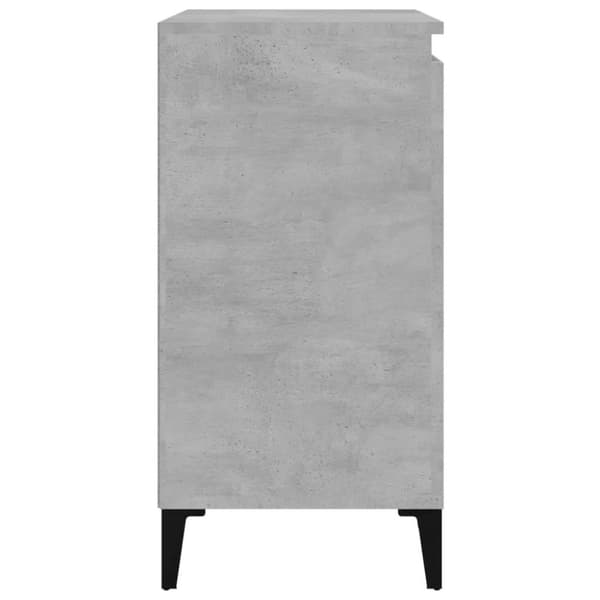 vidaXL sengebord 40x35x70 cm konstrueret træ betongrå