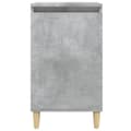 Pikkukuva 4 / 11: vidaXL Yöpöydät 2 kpl betoninharmaa 40x35x70 cm tekninen puu
