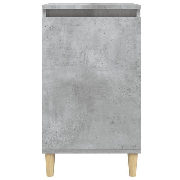 vidaXL Yöpöydät 2 kpl betoninharmaa 40x35x70 cm tekninen puu