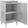 Pikkukuva 5 / 11: vidaXL Yöpöydät 2 kpl betoninharmaa 40x35x70 cm tekninen puu