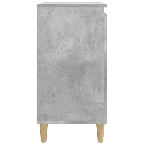 vidaXL Yöpöydät 2 kpl betoninharmaa 40x35x70 cm tekninen puu