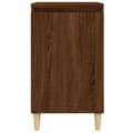 Miniatyrbilde 4 av 11: vidaXL Nattbord 2 stk brun eik 40x35x70 cm konstruert tre