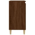 Miniatyrbilde 6 av 11: vidaXL Nattbord 2 stk brun eik 40x35x70 cm konstruert tre