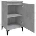 Miniatyrbilde 5 av 11: vidaXL Nattbord 2 stk betonggrå 40x35x70 cm konstruert tre