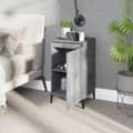 Miniatyrbilde 2 av 11: vidaXL Nattbord 2 stk betonggrå 40x35x70 cm konstruert tre