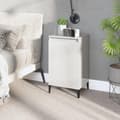 Miniatyrbilde 11 av 11: vidaXL Nattbord høyglans hvit 40x35x70 cm konstruert tre
