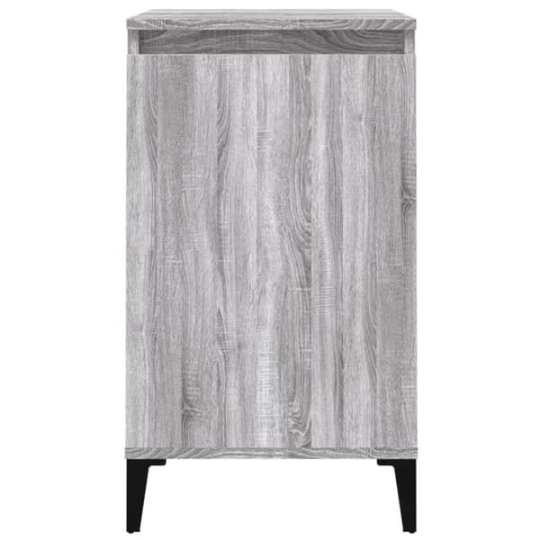 vidaXL Nattbord grå sonoma 40x35x70 cm konstruert tre