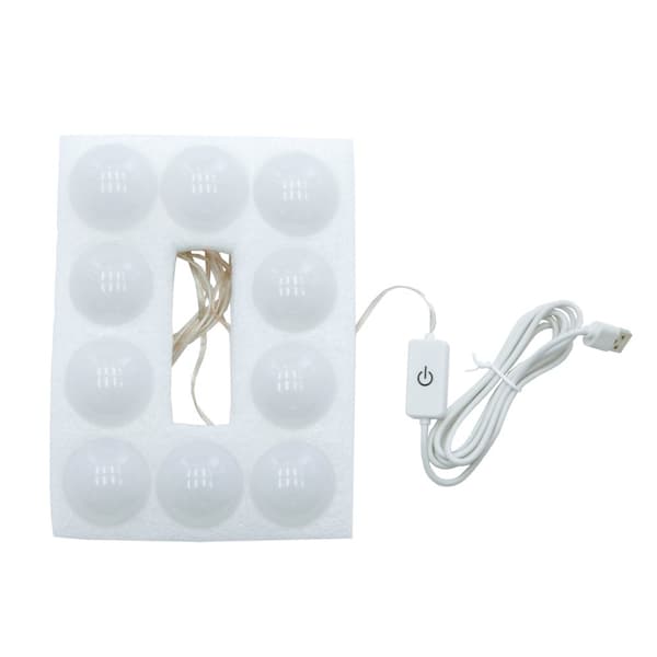 ML Design dressingbord vit, frisörbord med LED-belysning, spegel, 1 lådor, 3 fack och skåp, 90x38x137 cm, kosmetiska bord för damer och tjejer