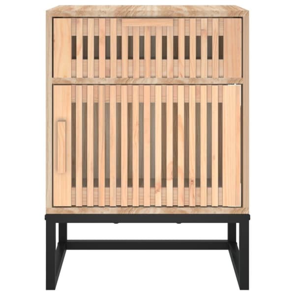 vidaXL sengebord 40x30x55,5 cm konstrueret træ og jern