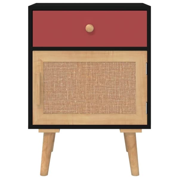 vidaXL Yöpöydät 2 kpl musta 40x30x55 cm tekninen puu