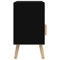 Pikkukuva 8 / 10: vidaXL Yöpöydät 2 kpl musta 40x30x55 cm tekninen puu