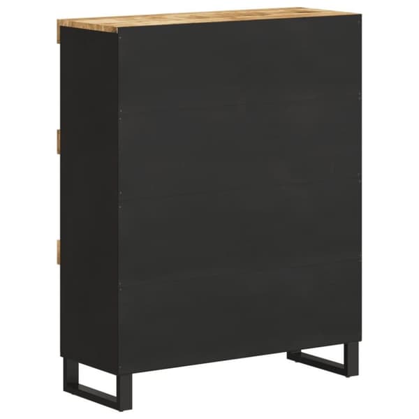 vidaXL Sidoskåp 85x33x107 cm massivt mangoträ
