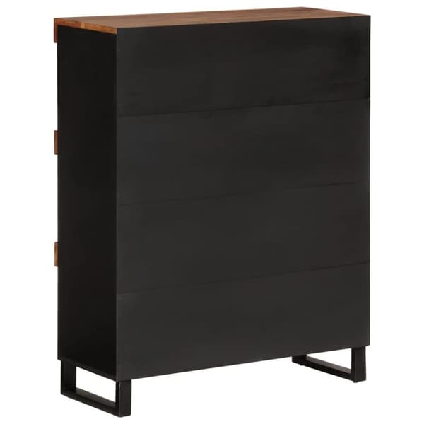 vidaXL Sideskap 85x33x107 cm heltre akasie