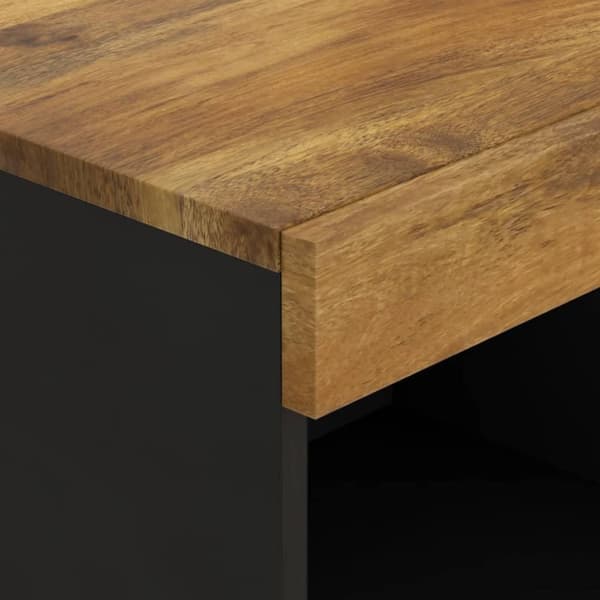 vidaXL skab 85x33x75 cm massivt mangotræ