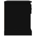 Miniatyrbilde 8 av 10: vidaXL Nattbord svart 39x39x47,5 cm konstruert tre
