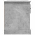 Miniatyrbilde 9 av 11: vidaXL Nattbord 2 stk betonggrå 39x39x47,5 cm konstruert tre