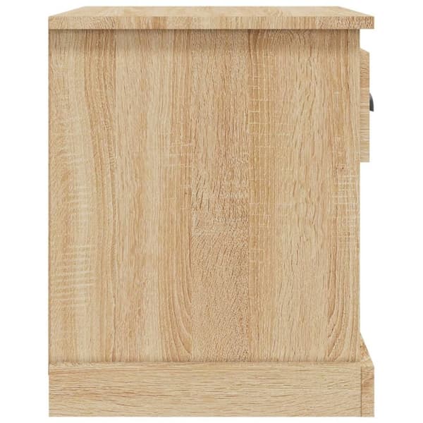 vidaXL Sängbord sonoma-ek 39x39x47,5 cm konstruerat trä