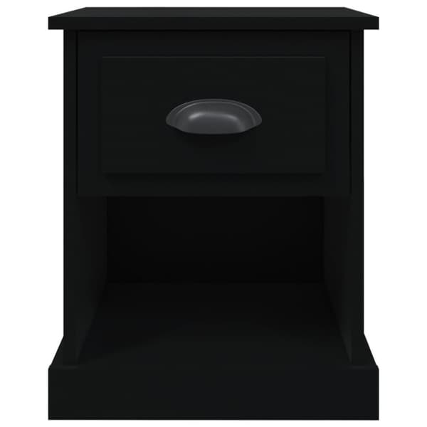vidaXL sengebord 39x39x47,5 cm konstrueret træ sort