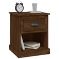 Miniatyrbillede 5 af 11: vidaXL sengeborde 2 stk. 39x39x47,5 cm konstrueret træ brunt eg