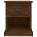 Miniatyrbillede 8 af 11: vidaXL sengeborde 2 stk. 39x39x47,5 cm konstrueret træ brunt eg